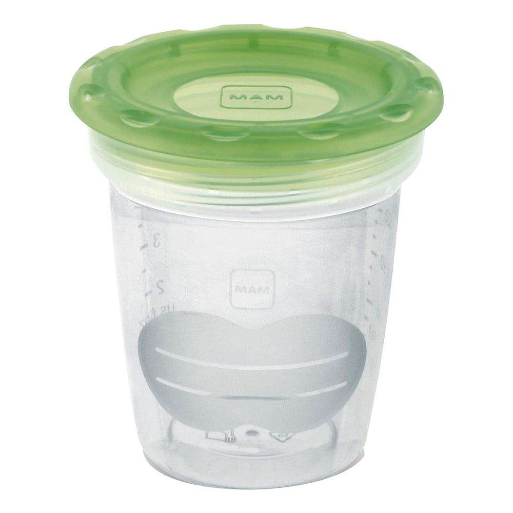 MAM Lot de 5 récipients pour lait et nourriture, en plastique, sans Bpa ni Bps Accessoires Alimentation et Allaitement Bebe Naty Shop