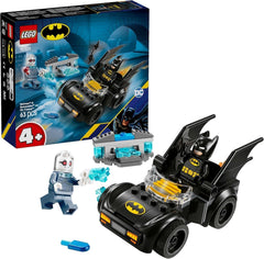LEGO DC Batman : Batman et Batmobile contre. Mr. Freeze - Voiture de super-héros avec 2 figurines - Jeu de tir sur glace avec éléments de feu - Cadeau pour garçons et filles à partir de 4 ans 76301 Jeux de construction Besuche den LEGO-Store Titre par défaut