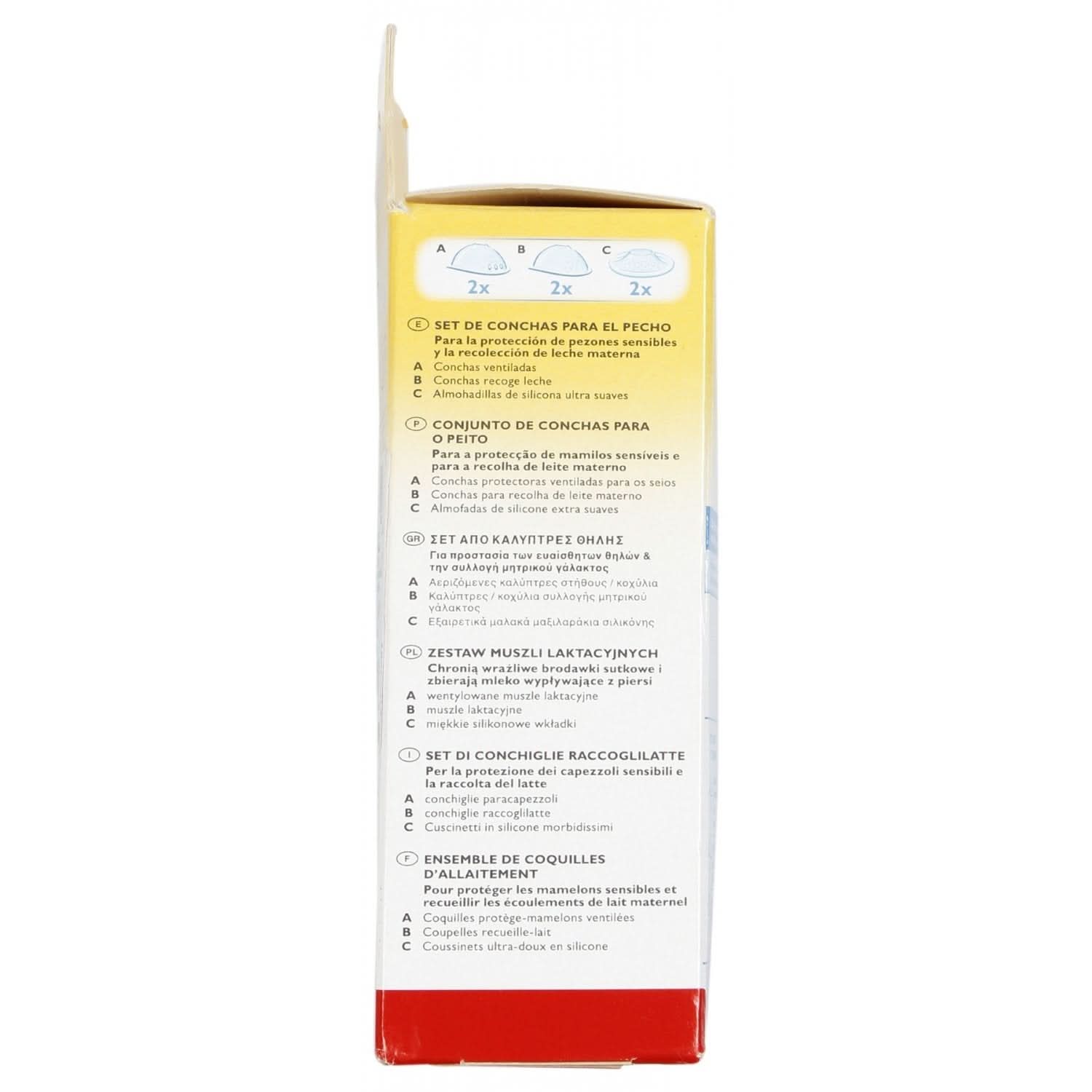 NUK Brustschalen-Set, 6-Teiliges Komplett-Set Accesorii Hrana si Alaptare Bebe Naty Shop