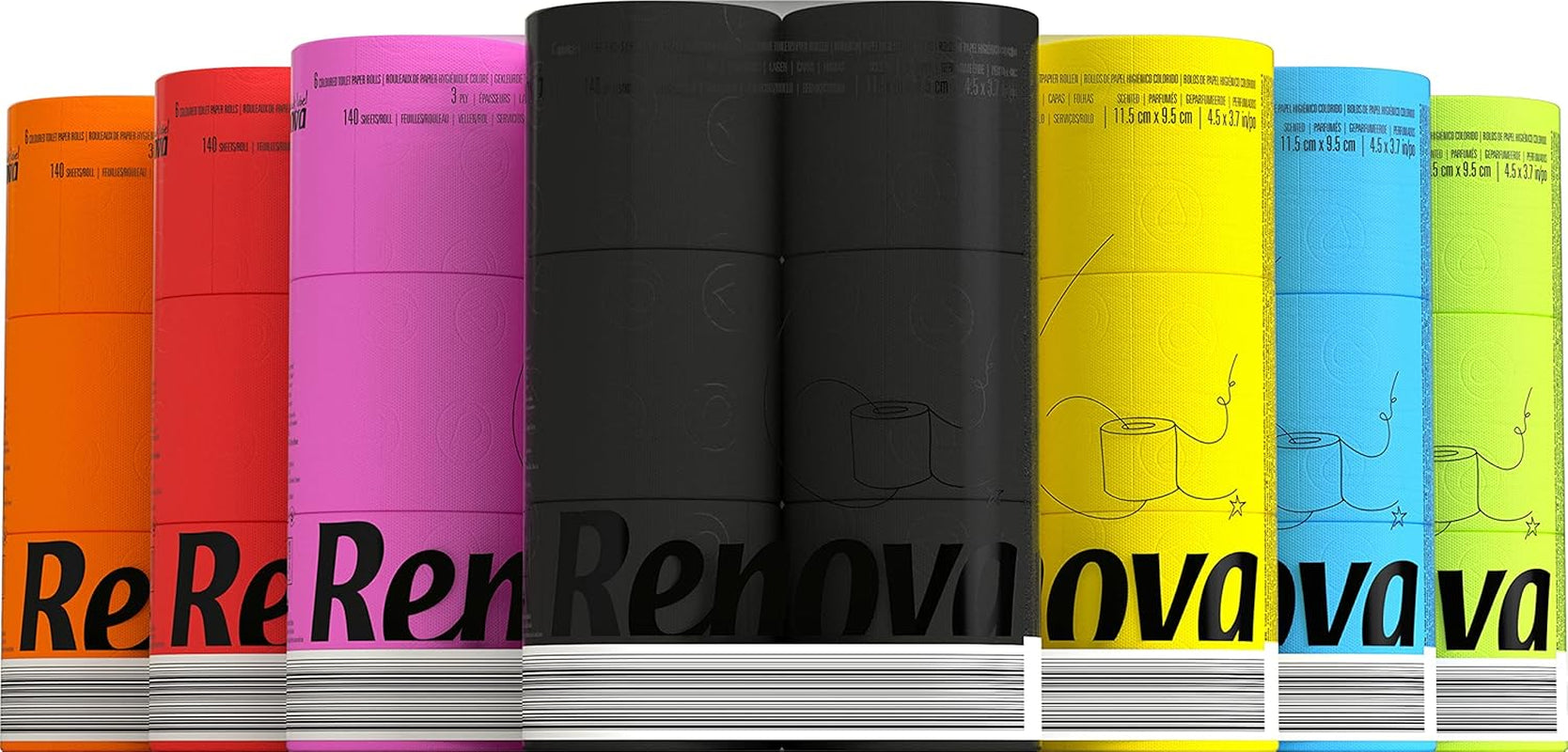 Papier toilette Renova Black Label (6 rouleaux)