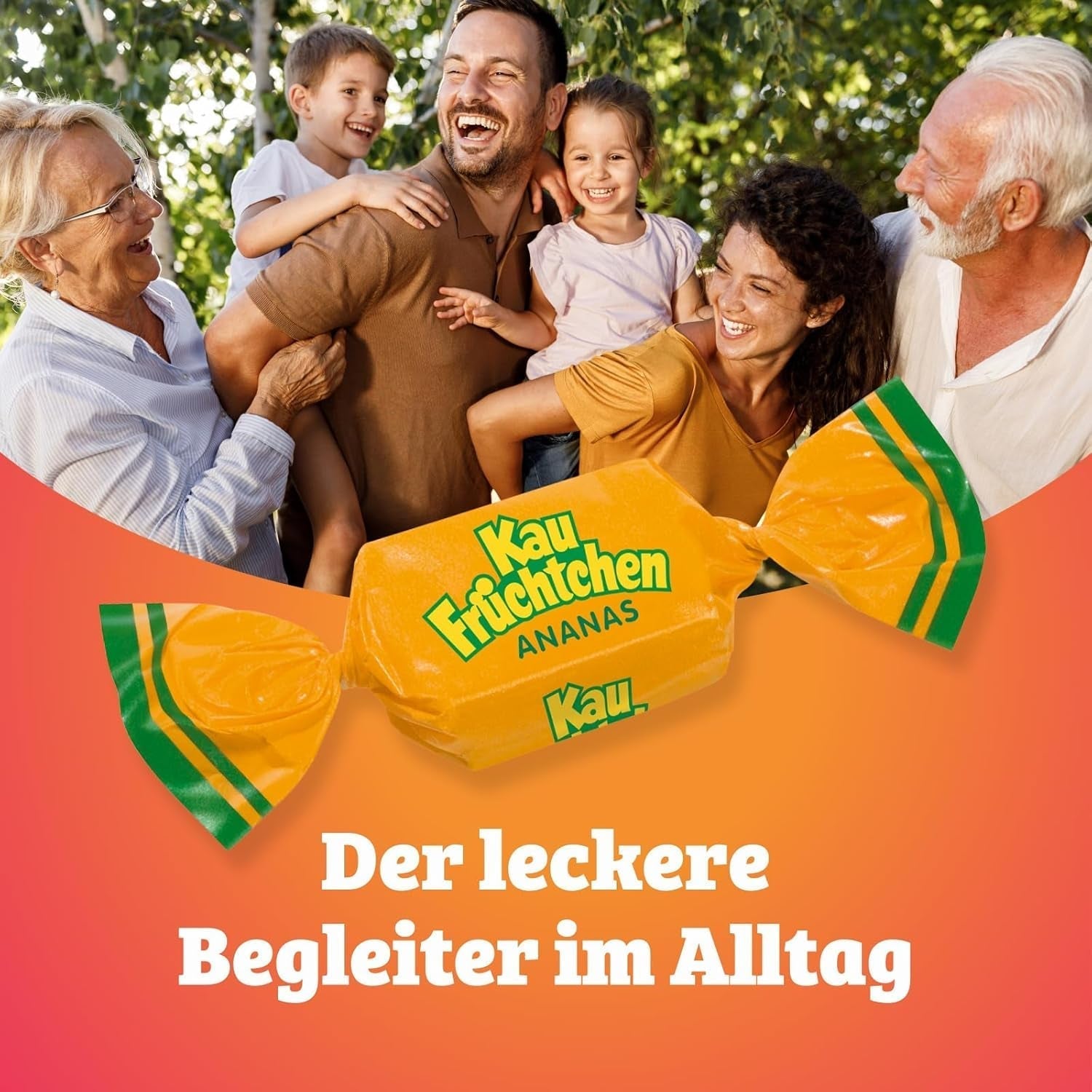 Kaufrüchtchen – 1 x 425G – caramels aux cinq arômes de fruits Naty Shop