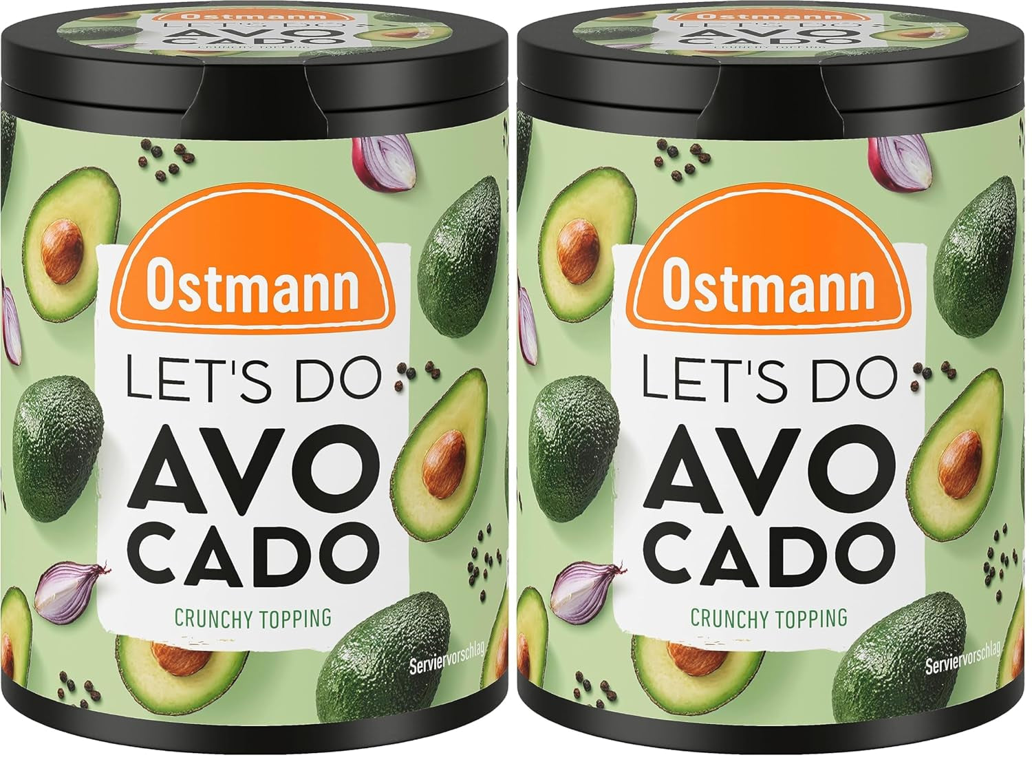 Ostmann Gewürze - Faisons de l'avocat | Gewürzsalz pour avocat, guacamole ou bols | Garniture croustillante avec gewürzen, kräutern et schwarzem sésame | 70 g dans une barre de recyclage Metalldose