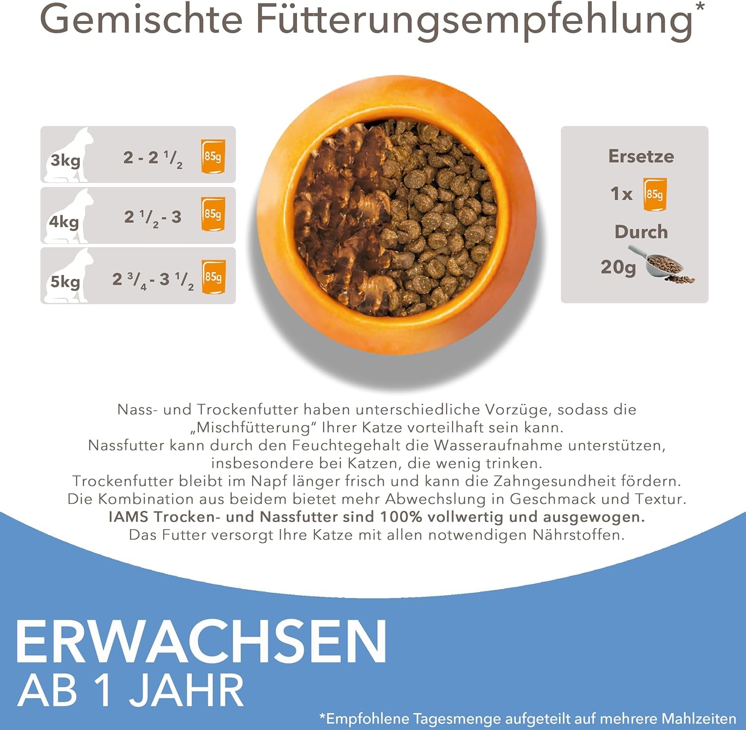 IAMS Delights Sea Collection Katzenfutter Nass - Multipack mit Fisch Sorten (Lachs, Thunfisch, Maquereau, Seefisch) en Sauce, Nassfutter für Katzen à partir de 1 janvier, 12 x 85g