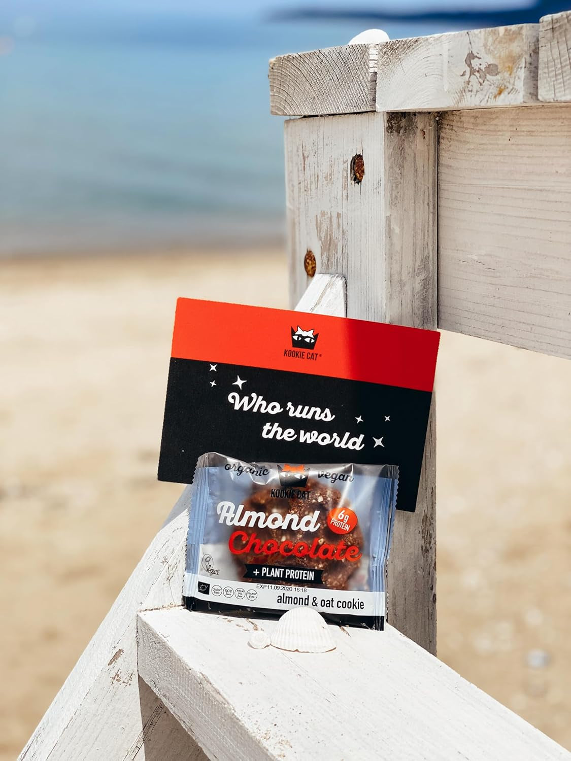 Migdale și Ciocolată - Fursecuri Vegane Ambalate Individual, Fără Gluten, Fără Soia, Organice, Migdale și Ovăz - Pachet Multiplu de 12 x 50g (Pachet de 2)