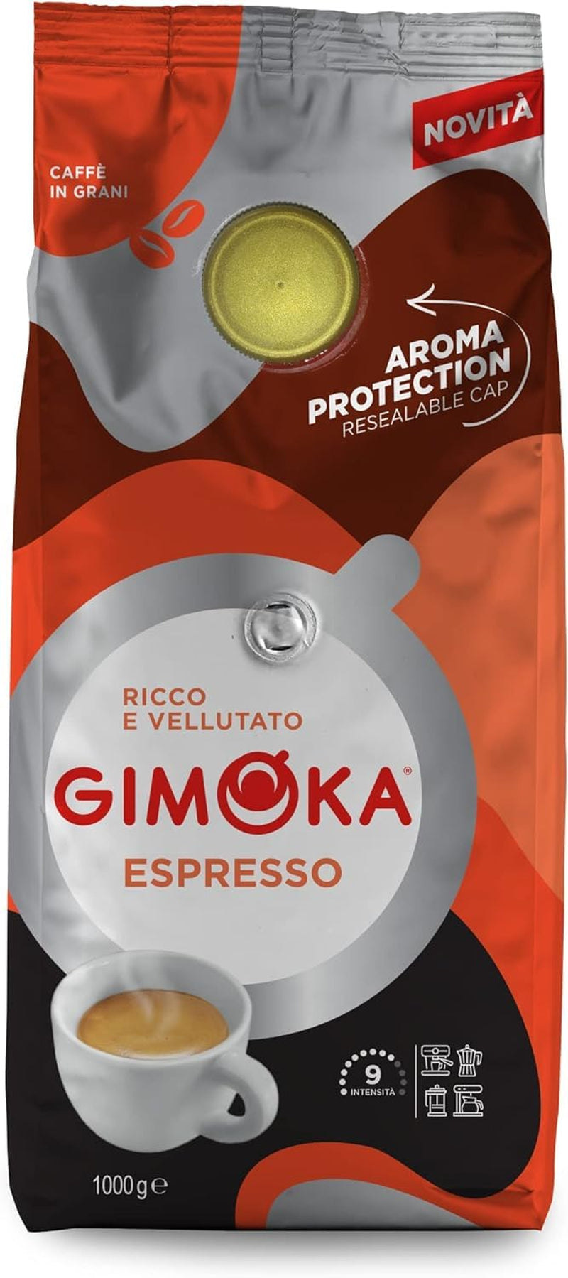 Gimoka - Cafea boabe, 1 Kg Cafea Naty Shop 1 Kg Espresso