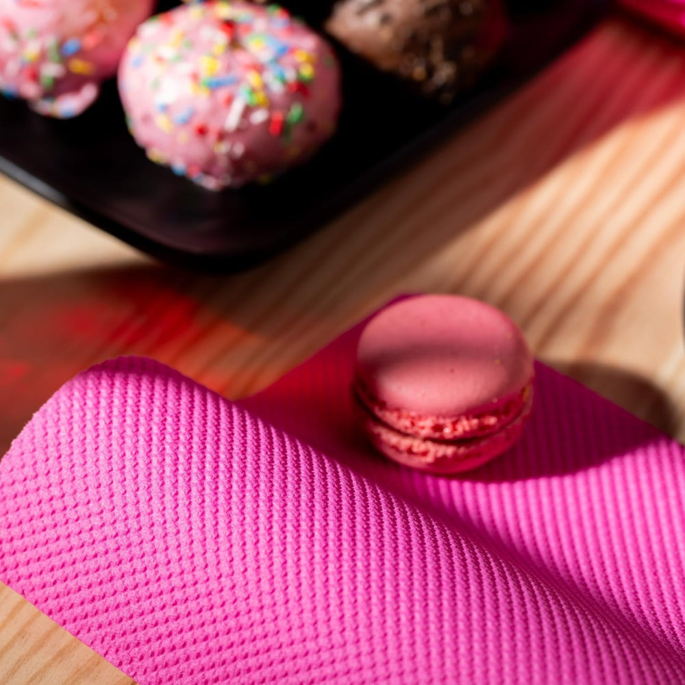 Serviettes en papier fuchsia Renova Red Label - 70 serviettes