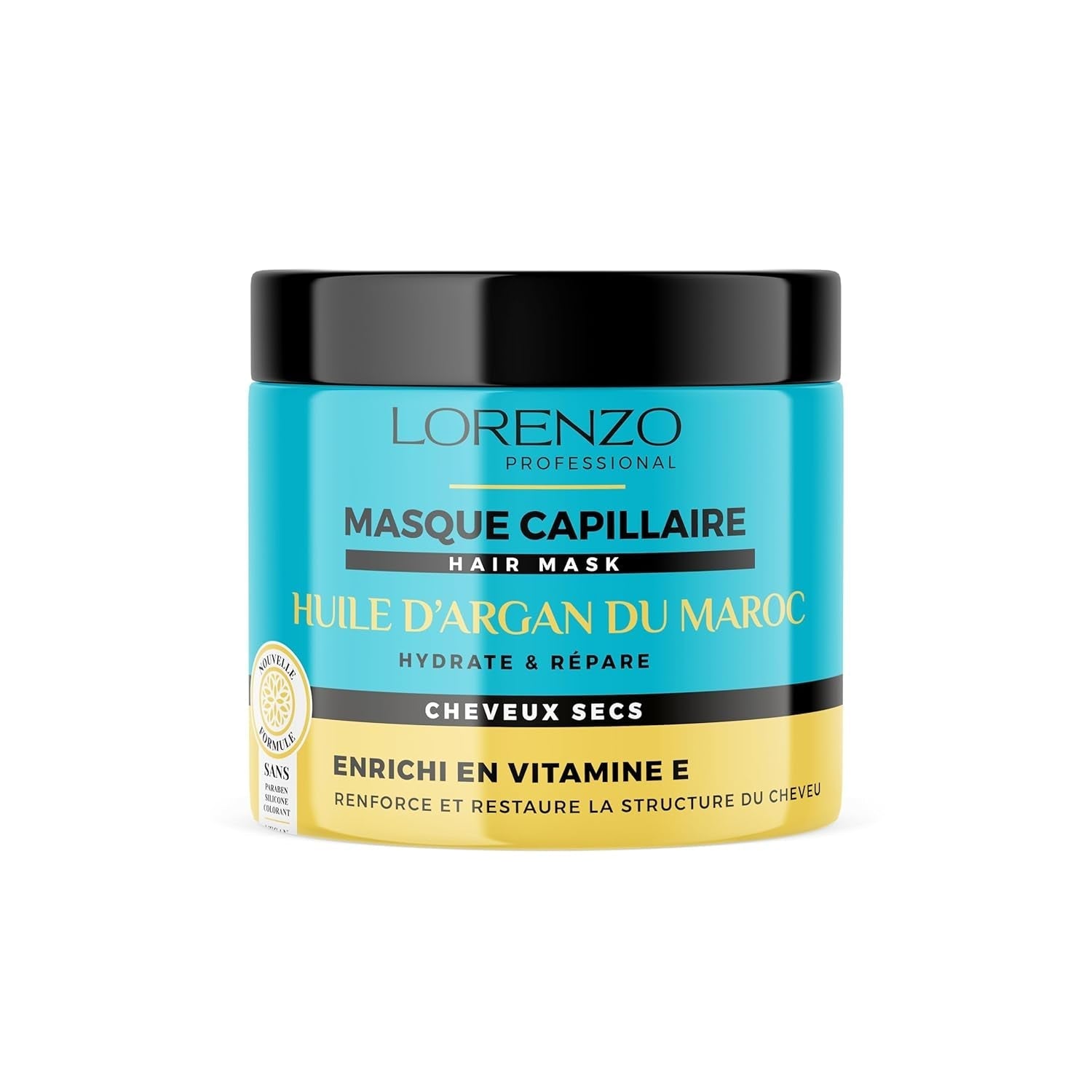 Masque capillaire à l'ail noir (cheveux fragiles) 500 ml Naty Shop masque capillaire Huile d'Argan