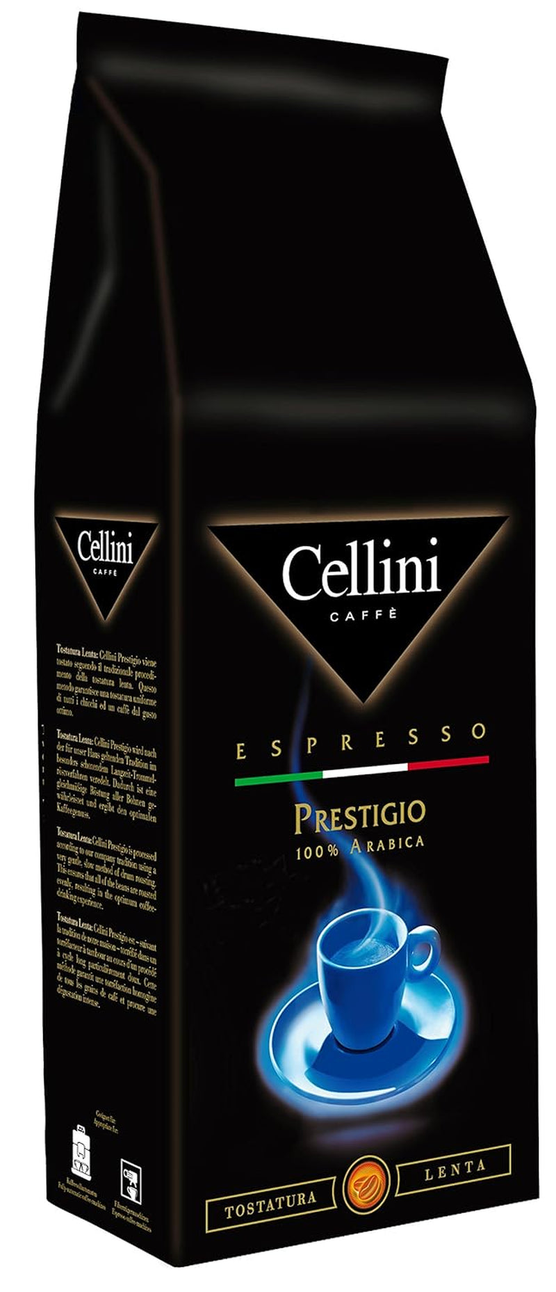 Cellini Prestigio 100% Arabica en grains Café Naty Shop