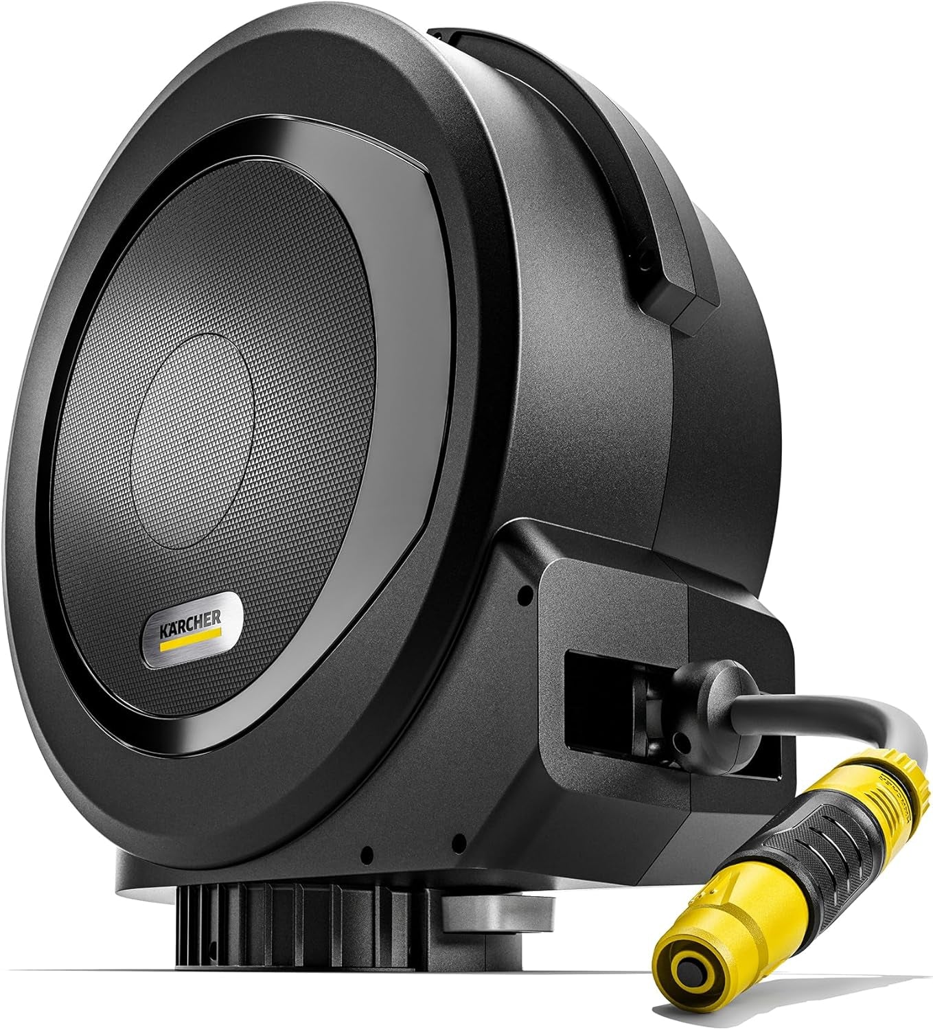 Dévidoir automatique Kärcher HBX 5.35 : tuyau de 35 m, tuyau de raccordement : 1,5 m ; Rétraction automatique du tuyau, pratique et flexible, noir