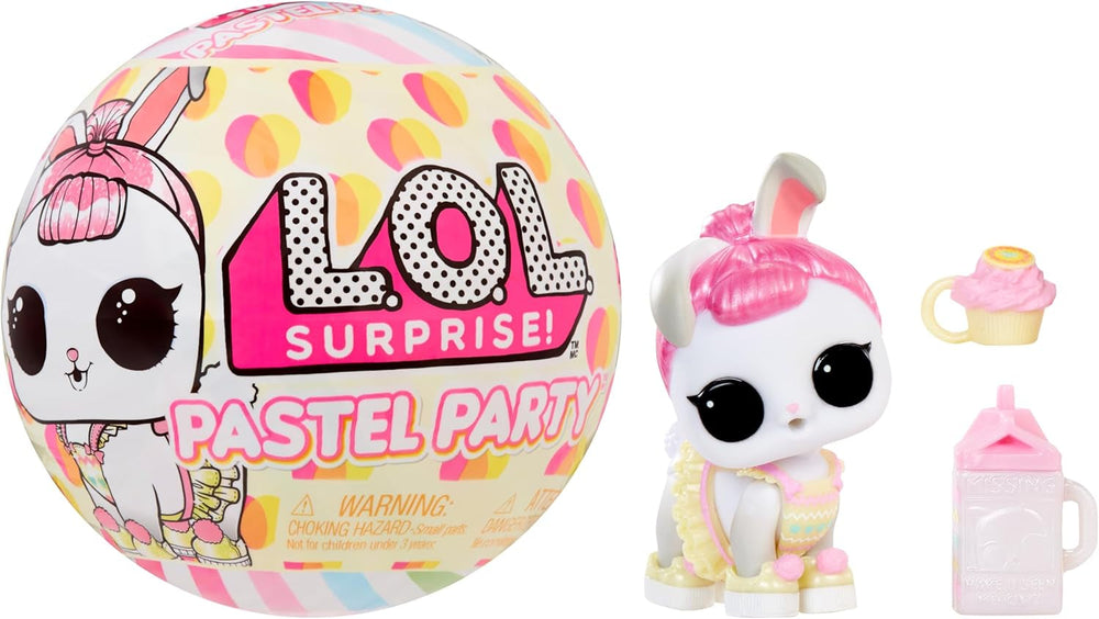 L.O.L. Surprise! Pastel Party Hops Tot - 1 Special Edition Puppe mit 6 Überraschungen, Inklusive Zauberhafter Frühlingshafter Mode und Accessoires, Zwei Puppen zum Sammeln, für Kinder ab 4 Jahren