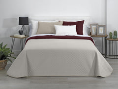 Estoralis | AVA | Courtepointe boutique réversible | Pour toutes les saisons | Couleur – Gris/Rouge | Pour lit de 180 cm. (270 X 270 Cm. Ancho X Alto) | Quilt matelassé Quilts et quilts Naty Shop Titre par défaut