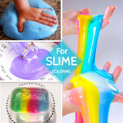 Lot de 12 colorants alimentaires liquides, 10 ml chacun couleur Naty Shop