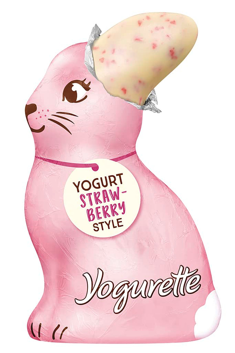 Ferrero Osterhase | 75G| Weiße Joghurtschokolade Mit Fruchtigen Erdbeercrisps | Pâques | Osterhas | Geschenk Aus Schokolade dans la boutique Hasenform Naty