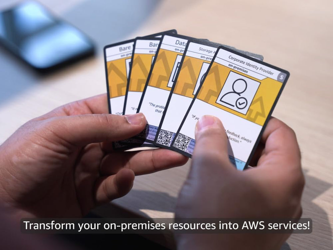 BuilderCards - Jeu de cartes Cloud Architecture - Jeu de base (anglais), Blanc