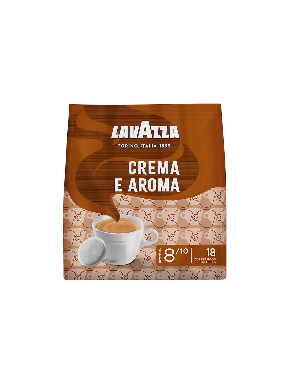 Lavazza Crema E Aroma, goût crémeux et aromatique, Röstung moyen, 18 Pads