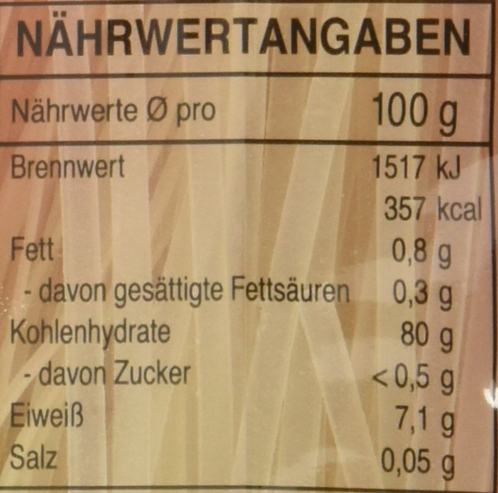 Nouilles de riz Aroy-D sans gluten, paquets de 3 mm (1 paquet x 375 g)