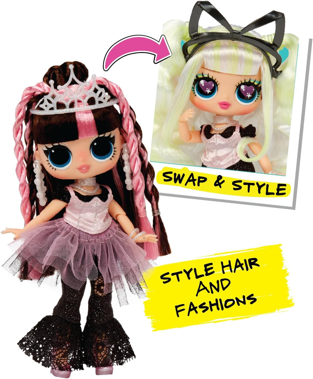 MDR. Surprise Tweens Surprise Swap Series - Bronze-2-Blonde Billie - Poupée de mode avec plus de 20 accessoires, y compris un accessoire de coiffure et de mode et des accessoires - idéal pour les enfants à partir de 4 ans