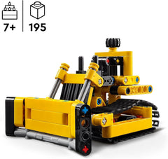 LEGO Technic Bulldozer lourd Jouet de construction Bulldozer Ajoutez à votre chantier de construction Jouet de construction pour enfants Cadeau technologique pour garçons et filles de 7 ans 42163 Ensembles de construction Besuche den LEGO-Store