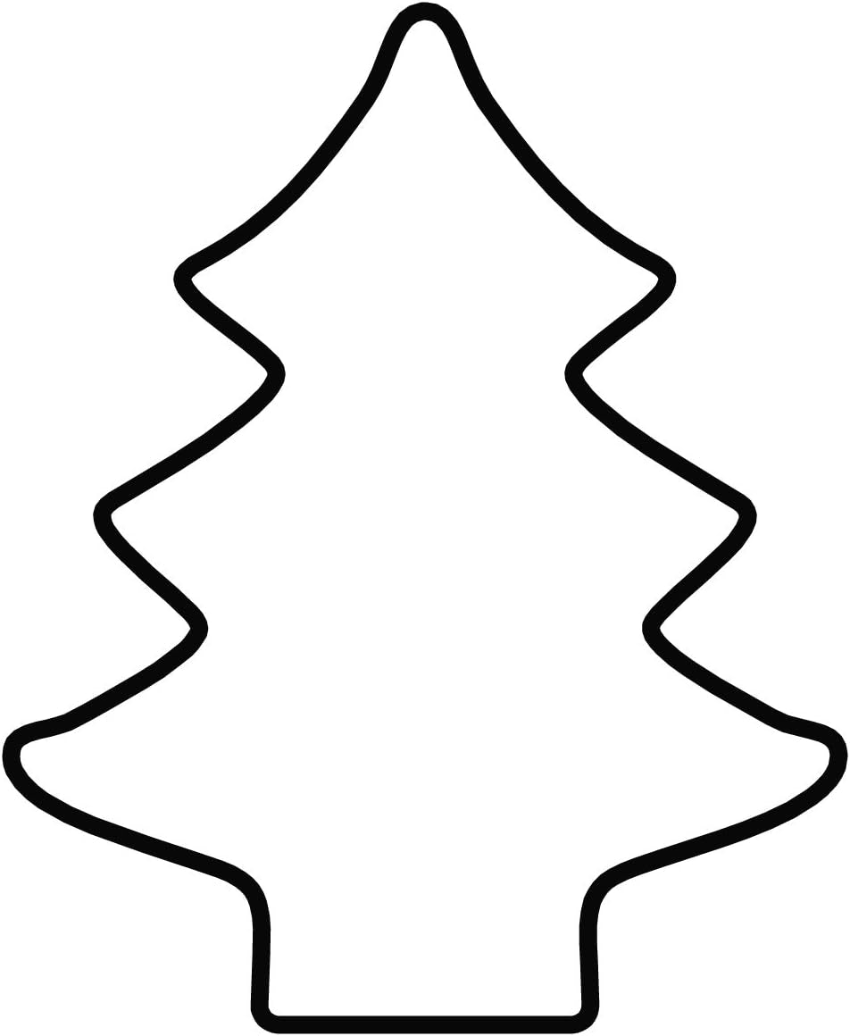 Kaiser Original Moule à Pain d'Épices, Forme Sapin de Noël, 13 x 9 x 2,5 cm, Acier Inoxydable, Coupe Facile et Précise, Manipulation Sûre et Confortable, Noir