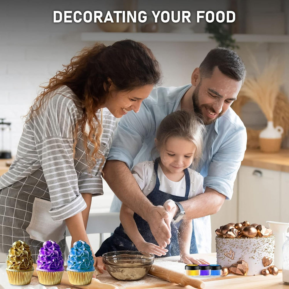 Paillettes comestibles, 10 grammes, différentes couleurs Glitter Naty Shop