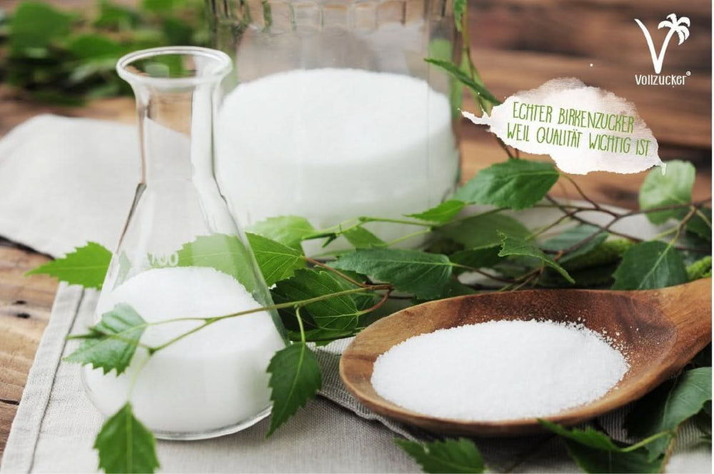 Véritable sucre de bouleau (Xylitol) de Finlande, 1 Kg Édulcorants Naty Shop