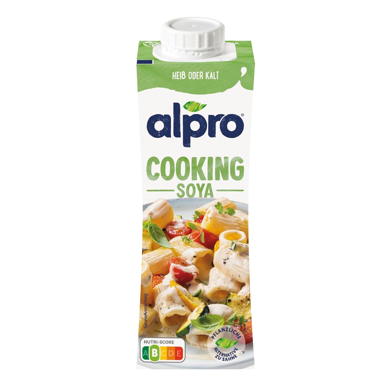 Alpro Cooking Soya – Vegan Kochcreme aus Soya au goût neutre pour plats chauds et froids – 15 x 250 ml