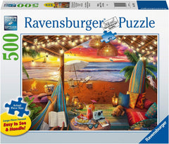 Ravensburger Puzzle 16795 - Coucher de soleil sur la plage - Puzzle de 500 pièces pour adultes et enfants de 10 ans et plus avec des pièces de puzzle plus grandes [Exclusivement sur Amazon] Puzzle Naty Shop