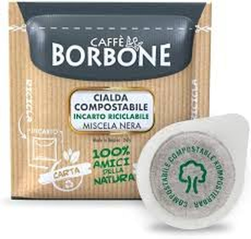 450 x Borbone Professional Pods, Noir (3 paquets avec 150 pièces) + pochette gratuite (450, NOIR)