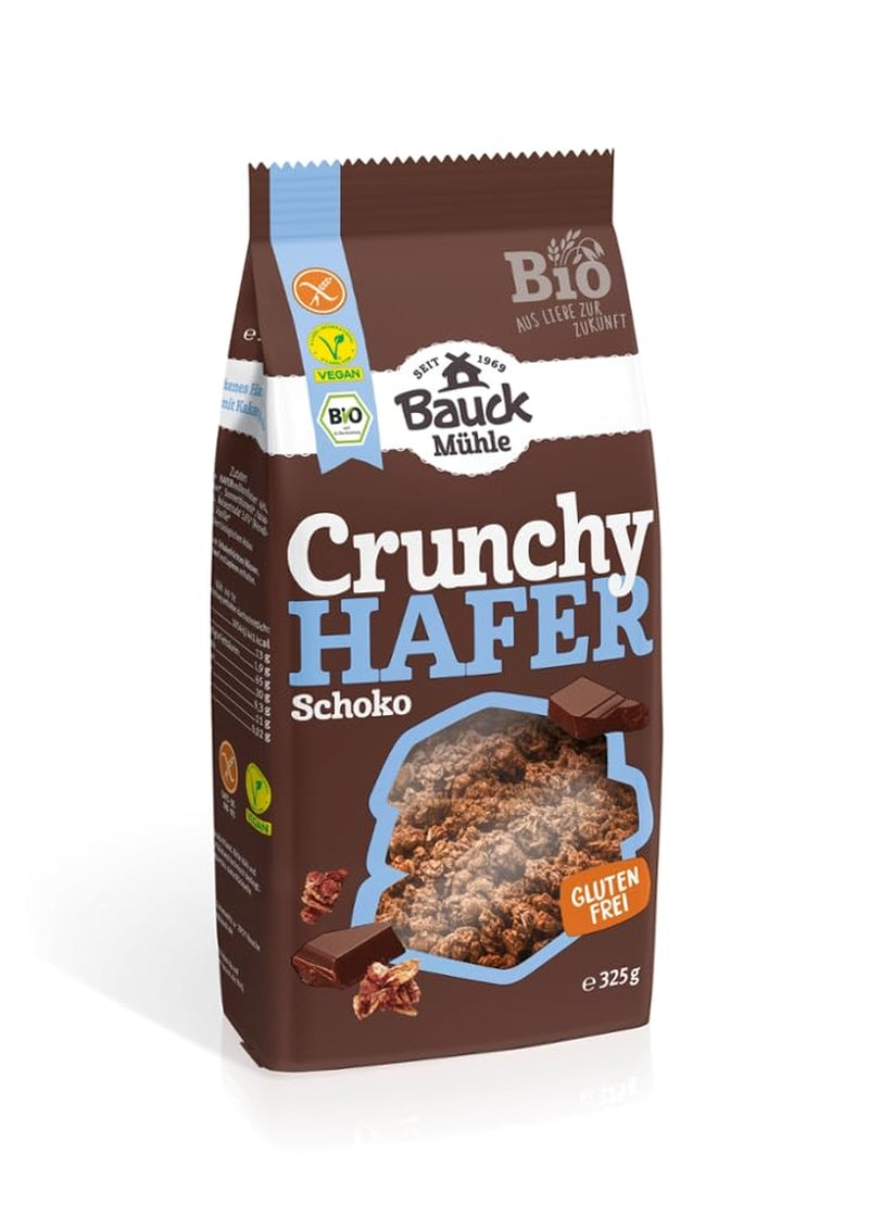 Muesli croustillant à l'avoine Hof bio et au chocolat, 325 g