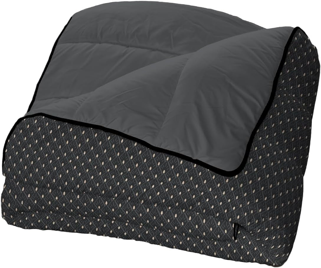 Bleu Câlin Couette imprimée 1 personne Hermance, polyester, bleu/gris, 140 X 200 Cm Couettes et couettes Naty Shop