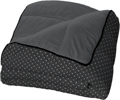 Bleu Câlin Couette imprimée 1 personne Hermance, polyester, bleu/gris, 140 X 200 Cm Couettes et couettes Naty Shop