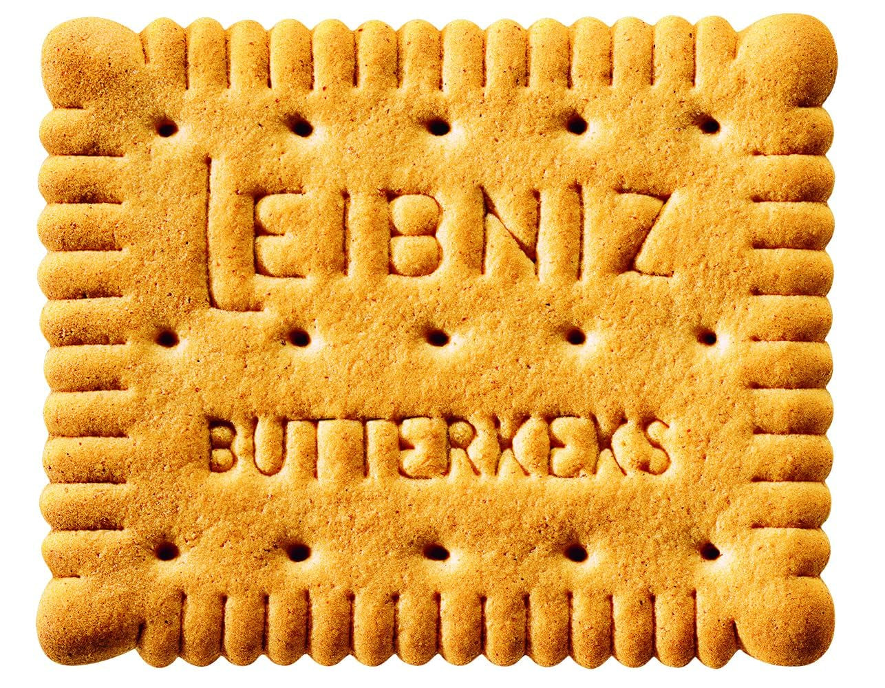 LEIBNIZ Biscuits au Beurre - 30% Sucre, 150g, Biscuits au Beurre Faible en Sucre, Véritables Biscuits Croquants à 52 Dents (1 x 150g)