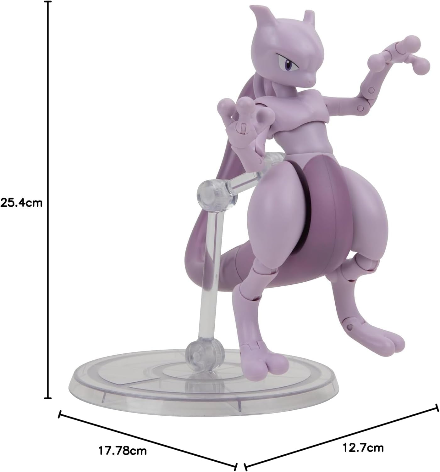 Pokémon Pkw2417-15Cm Select Figure - Figurine mobile officielle Mewtu Figurines d'action Naty Shop