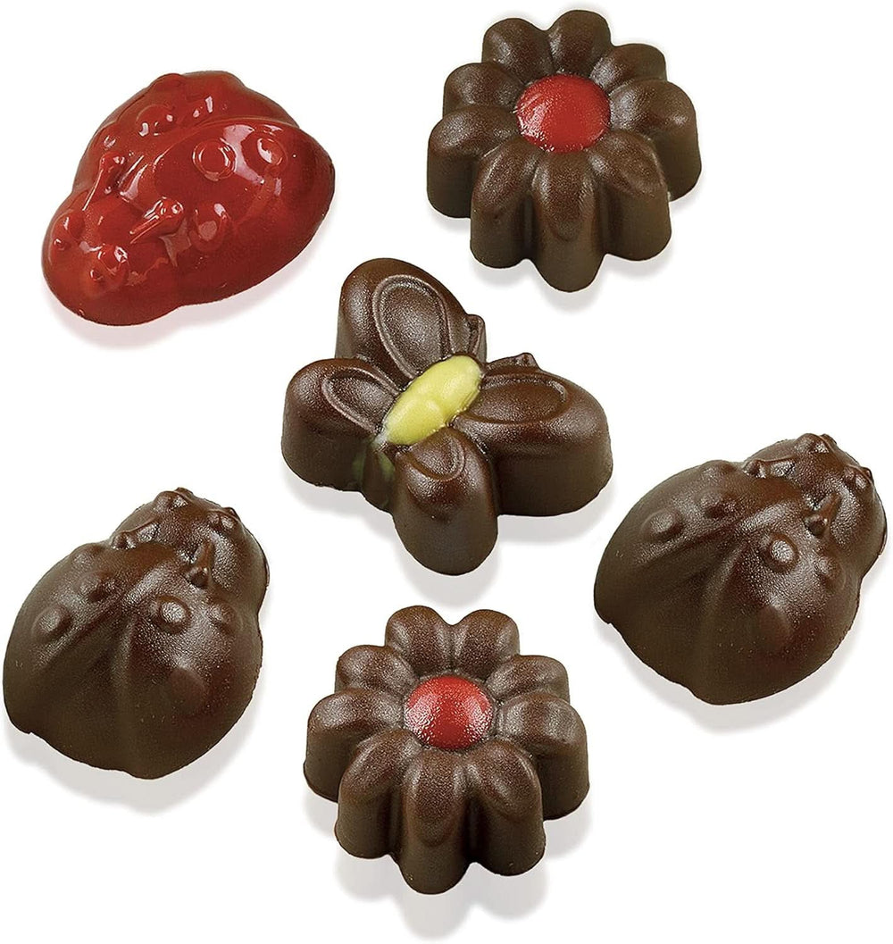 Silikomart 199199, moule à chocolat, modèle Spring, 15 pralines, Brown Kitchen Naty Shop