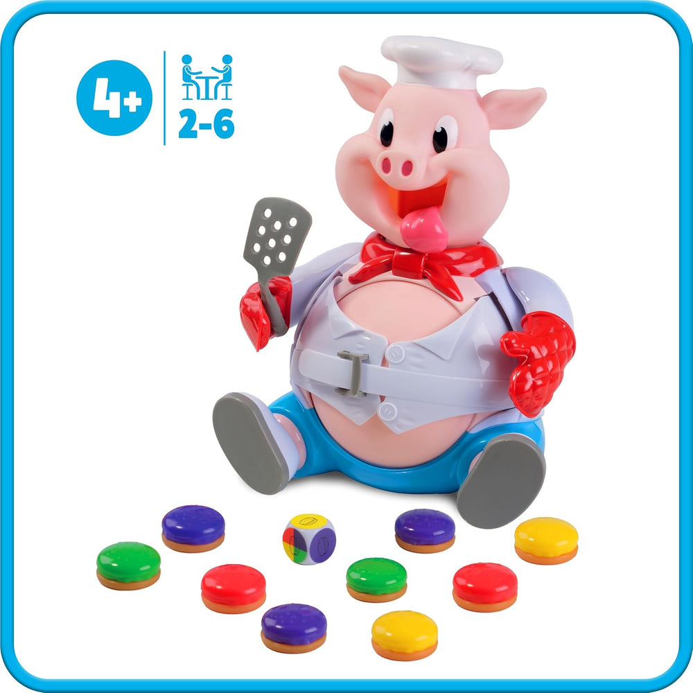 Pielea Porcului Goliat - Joc de societate distractiv pentru copii, de la 4 ani în sus, Hrănește purceii și evită să le explodeze burțile, joc de petrecere pentru 2-6 jucători, distracție cu prietenii și familia