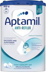 Aptamil Anti-Reflux - Formule Complète Dès la Naissance Gestion Diététique Vomissements & Régurgitations Aliment pour Bébé Lait en Poudre 1 x 800 g