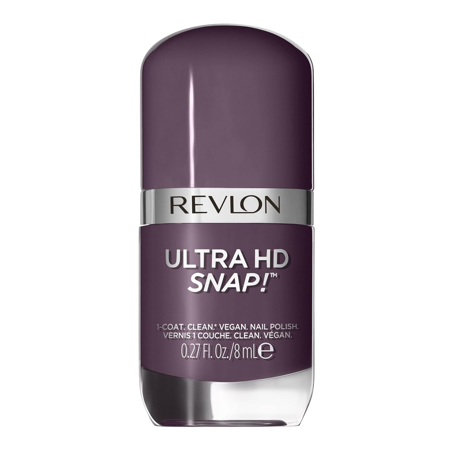 Revlon Ultra HD SNAP ! Vernis à ongles, couleur brillante, formule 100 % végétalienne, aucune base ou couche de finition requise, 033 Grounded, 8 ml