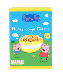 Peppa Pig Honey Loops Céréales, Knusprige Vollkorn Frühstückscerealien Mit Zugesetzten Vitaminen, 1Er Pack (1 X 375G) Céréales Naty Shop