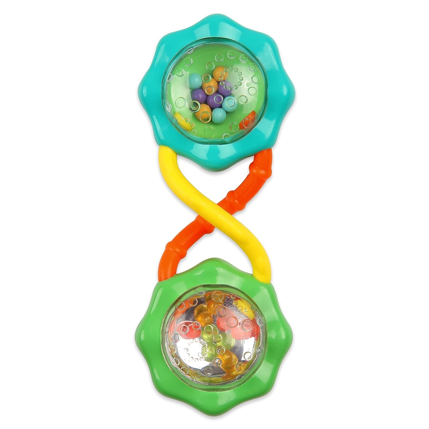 Set cadou Bright Starts Little Shakers cu 6 piese - Zornăitoare și jucării de dentiție pentru bebeluși, fără BPA, ușor de prins, unisex, pentru nou-născuți+