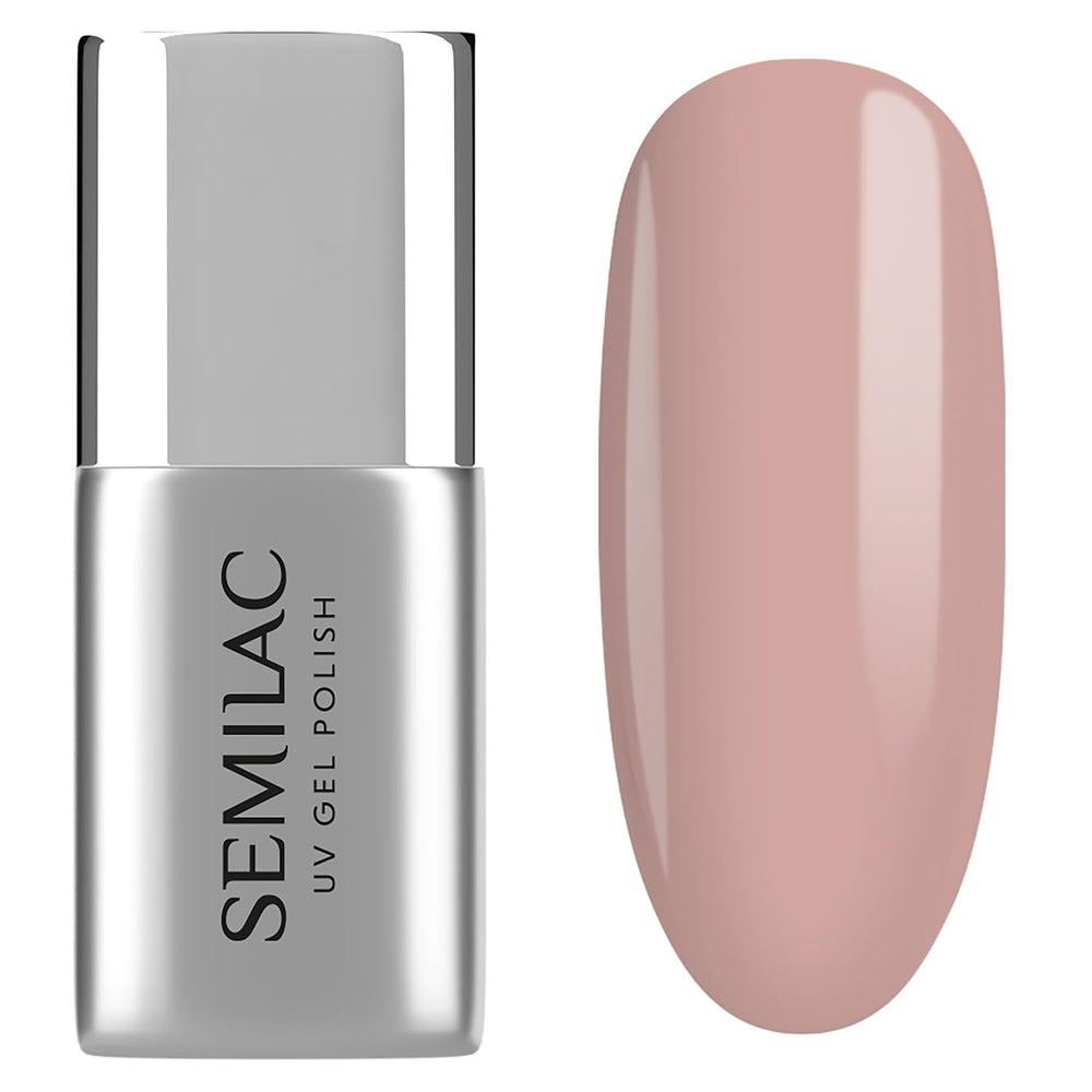 Base de vernis à ongles UV Semilac Pure & Clean 7 ml – Base hybride auto-nivelante pour ongles sensibles