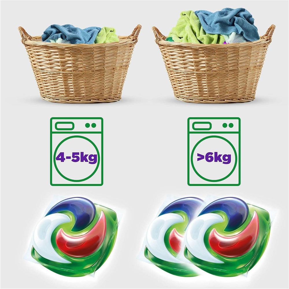 Ariel Allin1 PODS, capsules de lessive liquide Color+ 53 lavages, excellente élimination des taches dès le premier lavage Détergents Rufe Naty Shop