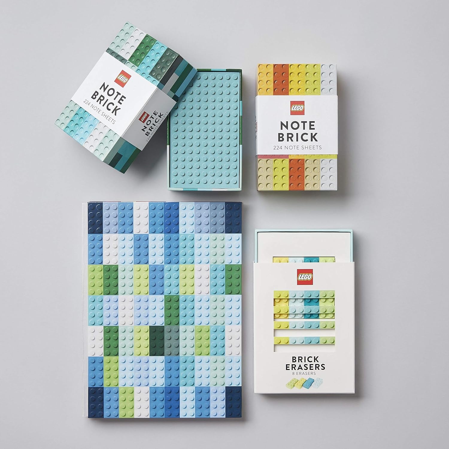 Brique de notes LEGO® (bleu-vert) : 224 feuilles de notes (LEGO x Chronicle Books)