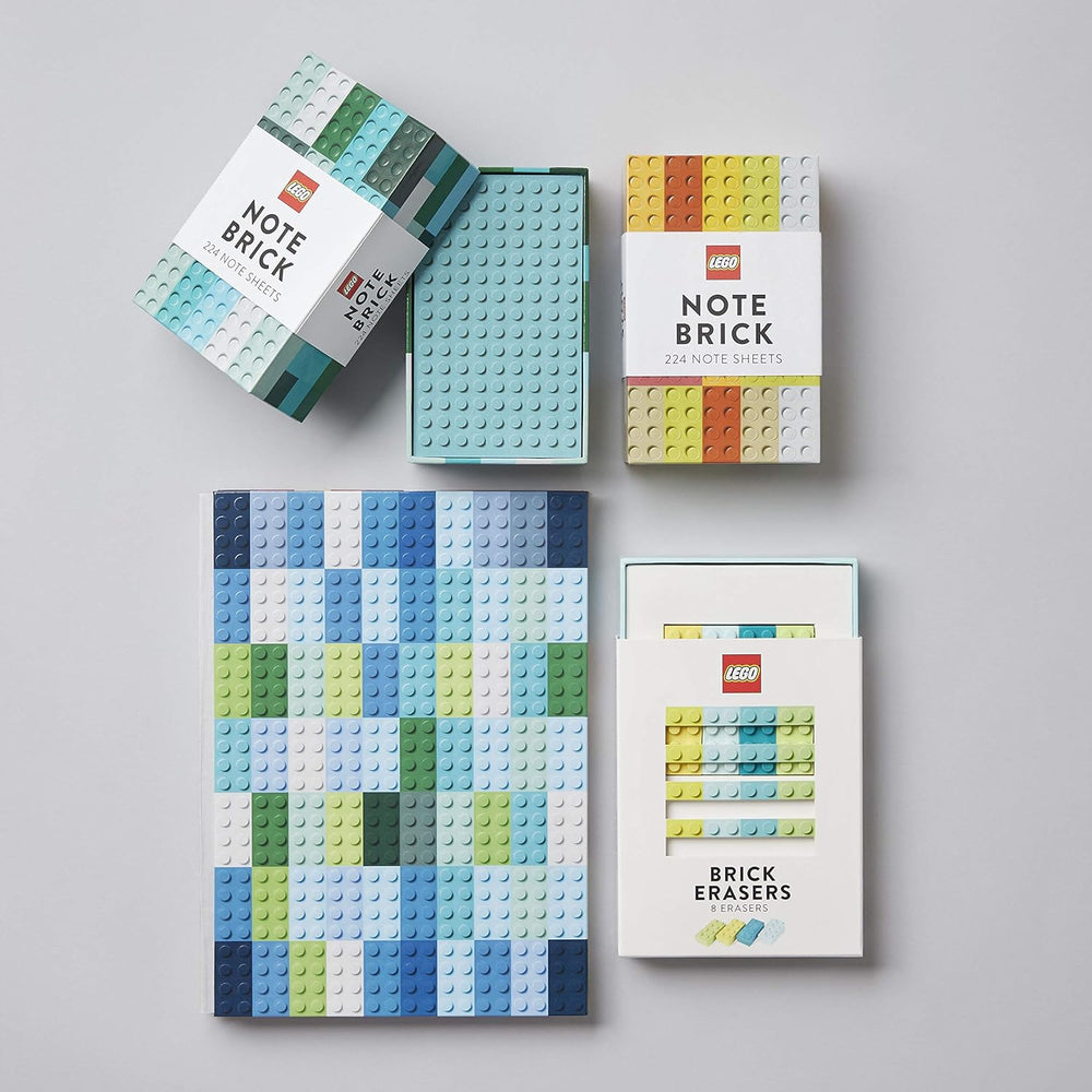 Brique de notes LEGO® (bleu-vert) : 224 feuilles de notes (LEGO x Chronicle Books)