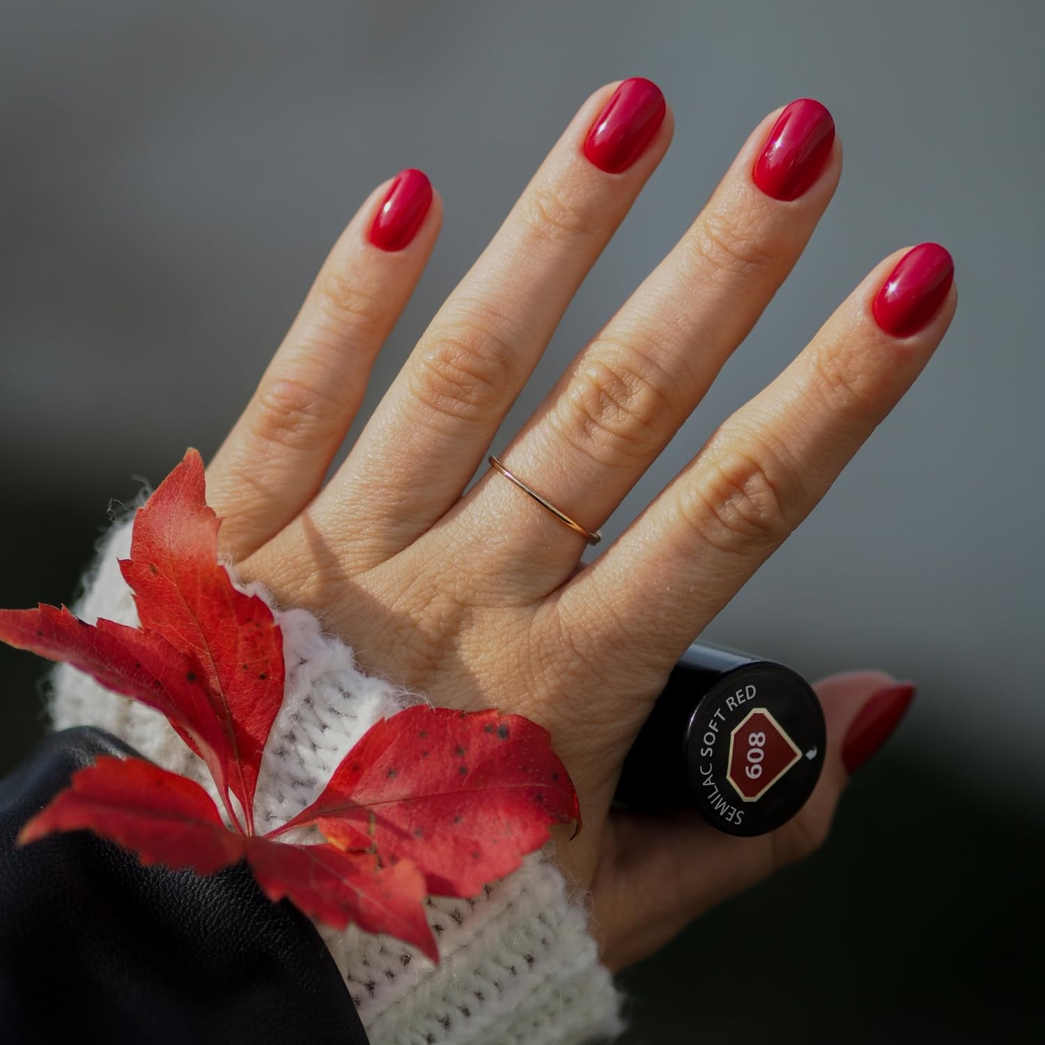 Semilac Vernis à Ongles UV 608 Rouge Doux 7 ml