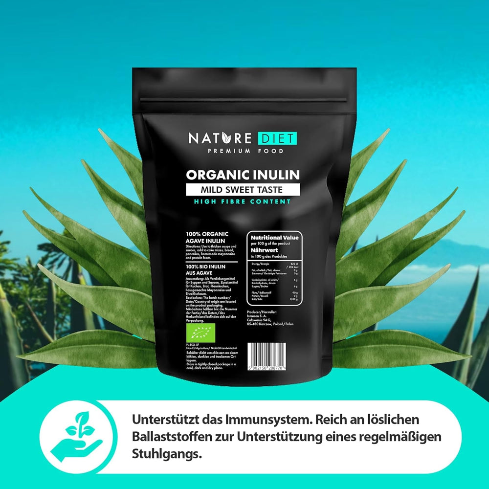Nature Diet - Bio-Inuline 1 Kg | Aus Agave | Natürliches Präbiotikum Édulcorants Naty Shop