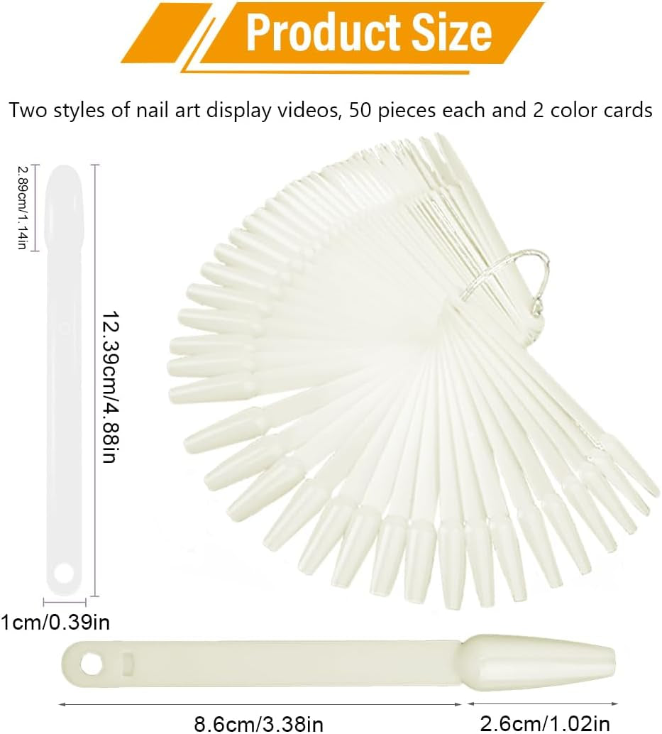 100 outils de nail art, pochoirs de nail art, tête ronde transparente et outils de ballet de couleur naturelle, livrés avec 2 autocollants numériques à paillettes 1-100