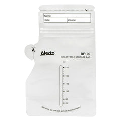 BF100 Sachet de conservation pour lait maternel - Sachet pour lait maternel - capacité 220 Ml - 100 pièces - Transparent Accessoires Alimentaire et Allaitement Bebe Naty Shop