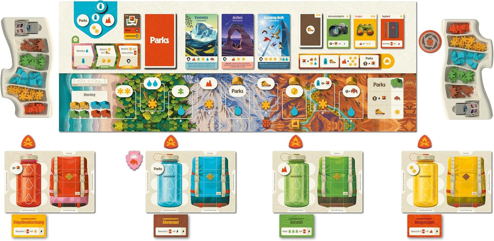 Parcs (2e édition), 26,7 cm x 26,7 cm x 0,1 cm