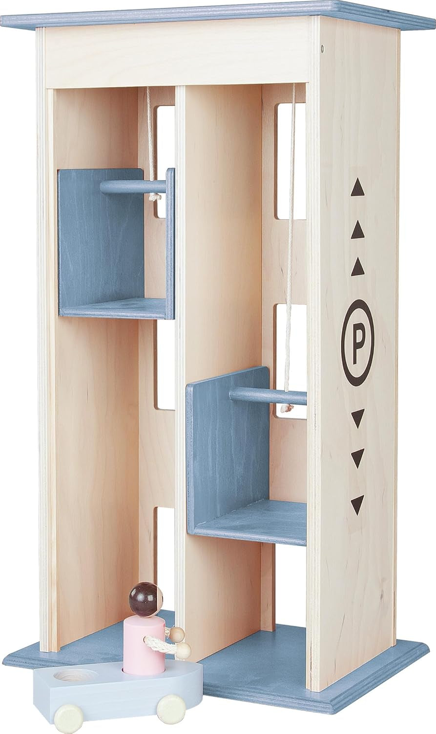 Ascenseur jusqu'au parking | bleu | à partir de 3 ans