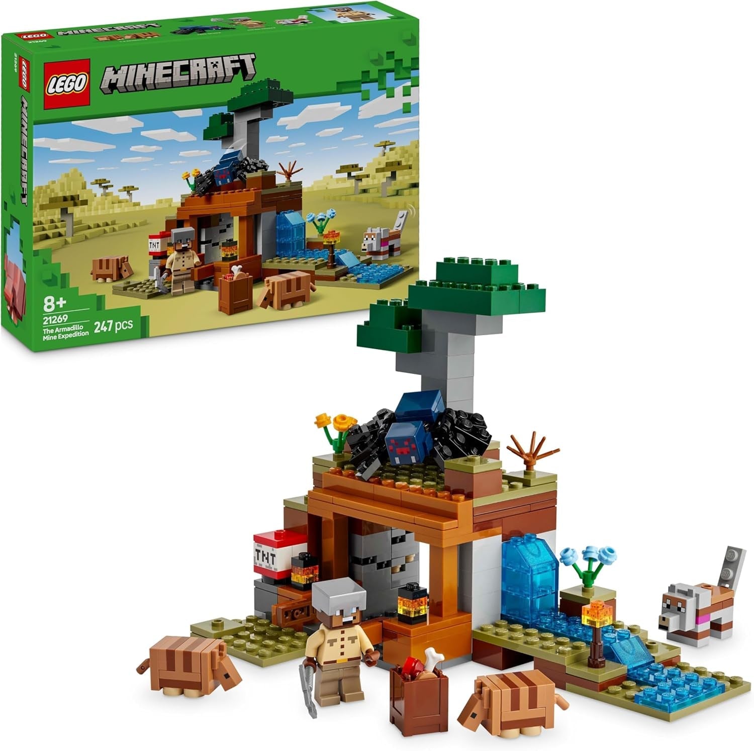 LEGO Minecraft Dungeon Mine Expedition Jeu vidéo Minifigure Set Jouet de construction de personnage Cadeau pour garçons et filles de 8 ans 21269 Ensembles de construction Besuche den LEGO-Store Default Title